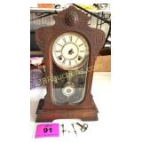CLIFTON 8 DAY MANTLE CLOCK WATERBURY CLOCK CO