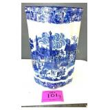 LARGE VICTORIA WARE IRONSTONE VASE