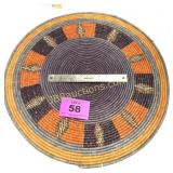 25 1/2" WOVEN INDIAN WALL HANGING