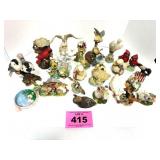 ANIMAL FIGURINES, DUCKS, BIRDS, ETC.
