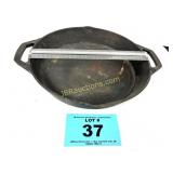 LODGE 2 CAST IRON 10SKL SKILLET HANDLED 1896