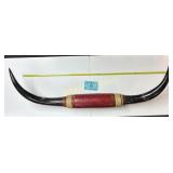 BULL HORNS MOUNTED - NICE CONDITION - 42 1/2'