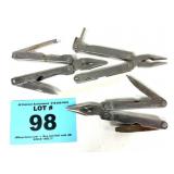 1 LEATHERMAN AND 2 MULTI TOOLS