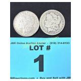 MORGAN SILVER DOLLARS 2X THE MONEY