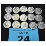 KENNEDY BICENTENNIAL HALF DOLLARS (15) SELLS ALL