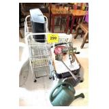 WIRE SHELF, GRINDER, PET TAXI, ETC