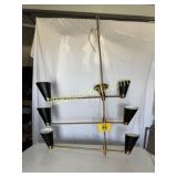 ADJUSTABLE HANGING LIGHT FIXTURE - USED