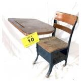 VINTAGE SCHOOL DESK