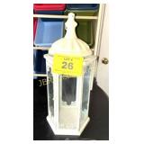 METAL DECORATOR LANTERN / CANDLE HOLDER