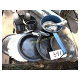 GRANITE COOKWARE AND DINNERWARE