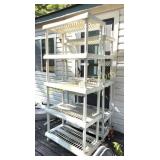 (2) PLASTIC SHELVES