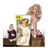 DOLLS AND BOOKS