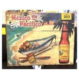 MEXICO VIA PACIFICO BEER SIGN