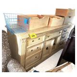 HEAVY QUALITY DRESSER WITH MIRROR - SEE ALL PICS