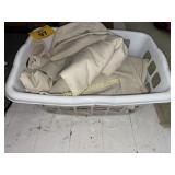 LAUNDRY BASKET WITH CURTAINS