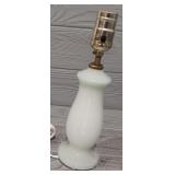 Vintage Milk Glass Lamp