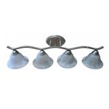 4-Light Frosted Glass Bathroom Fixture