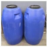 (2) Large Water Barrels