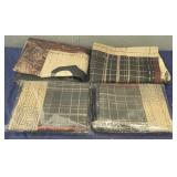 (4) Decorative 84' Curtains