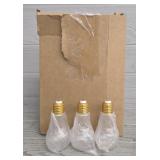 Decorative Bulb Plastic Candy Jars