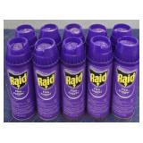 (10) Bottles of Raid Flea Fogger