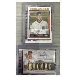Justin Verlander & Mark McGwire Facsimile Reprints