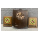 (3) Boy Scout Plaques
