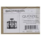 Quoizel Marcado Black Finish Chandelier