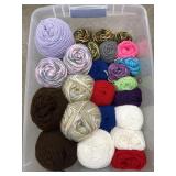(25) Skeins Of Yarn w/Tote