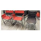 (3) Fold Up Camping Chairs