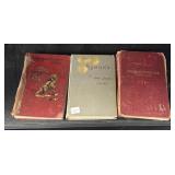 (3) Vintage Hardback Books