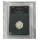 1916-S US Silver Mercury Dime