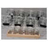 (13) Canisters Jars With Sealed Lids