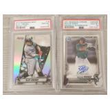 Eloy Jimenez & Milkar Perez Graded Cards