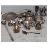 Variety of Vintage Silver Plated Dishes