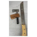 Hatchet w/ Sheath & Machete