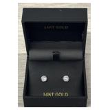 14KT Gold Post Earrings