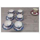 Variety of Vintage Tea Cups & Saucers