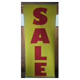 Large Retractable Sale Sign