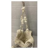Vintage Seashell Basket