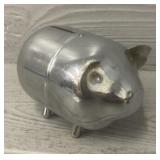 Small Metal Piggy Bank