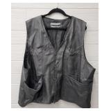 Men's Leather Vest Made in Italy