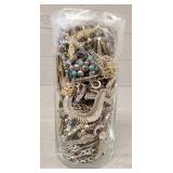 Sealed Vase w/ Jewelry