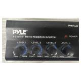 Pyle PHA40 4-Channel Headphone Amplifier