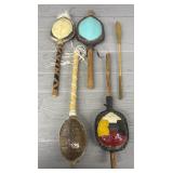 Assortment of Vintage Turtle Music Sticks #2