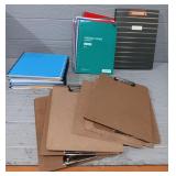 Variety of Notebook Paper & Clip Boards