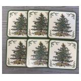 (6) Spode Christmas Coasters