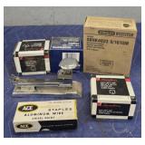Assortment of Staples w/ Stapler