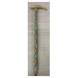 Hand Beaded Antler Stick