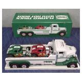 Hess Die-Cast Truck w/ (2) Hotrods